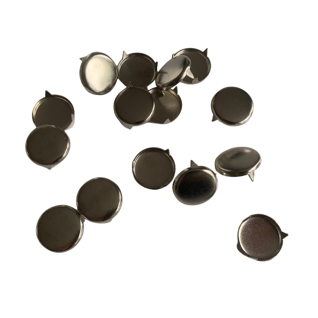 15mm Three Prong Nickel Glides MASTA Upholstery Supplies