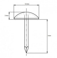 Upholstery Nail Heads | 10.5mm Nails | MASTA Upholstery Supplies