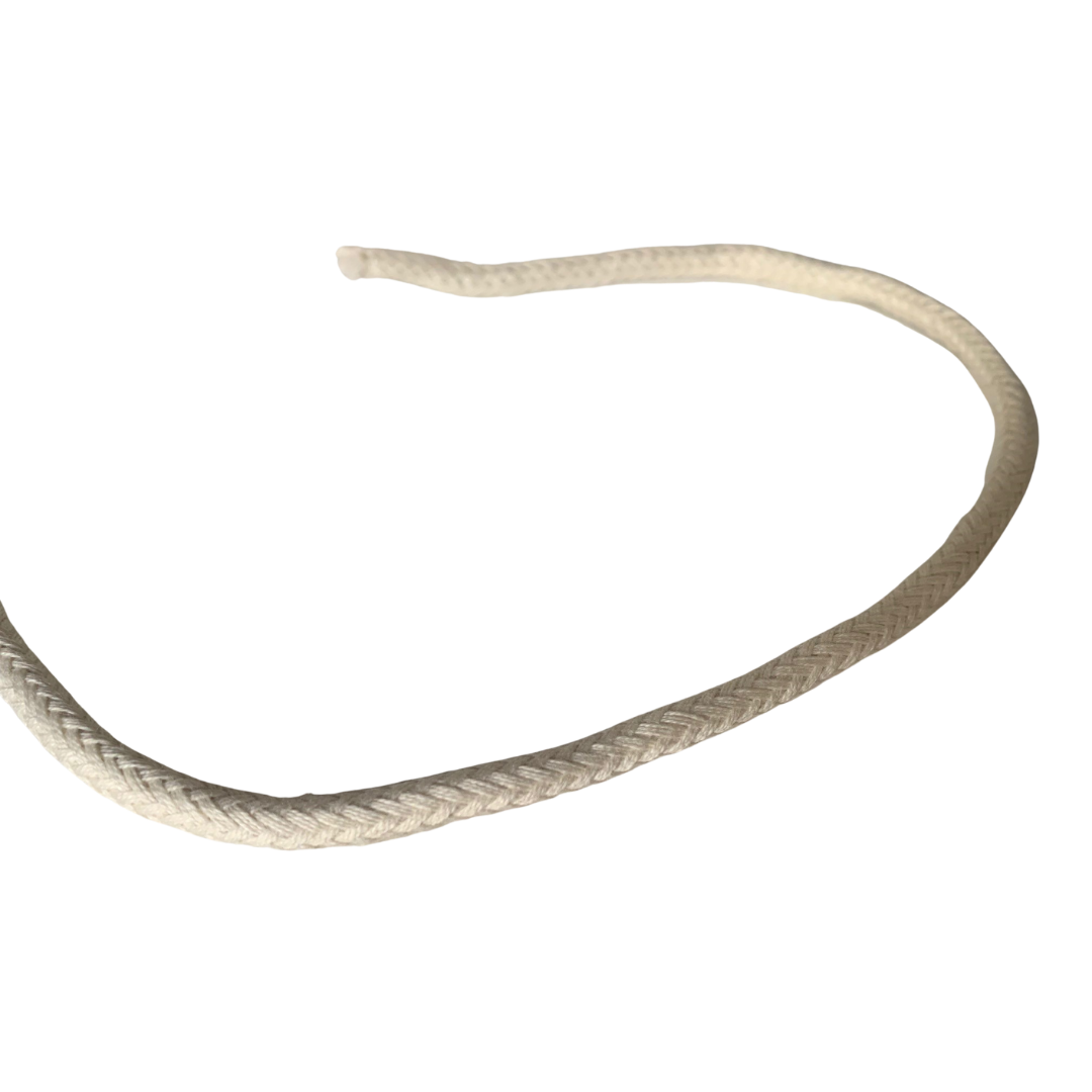 5mm Braided Cotton Piping Cord MASTA Upholstery Supplies