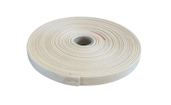 16mm Natural Beige Cotton Herringbone Tape