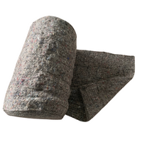 Needled Wool Felt (Black) - 27" (69cm)