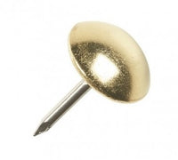 6mm Polished Brass R5 Upholstery Nail